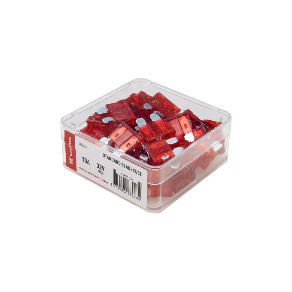 [AMAT2-301874] Siguranță fuzibilă standard 10A 32V roșie (x50) FS20010A