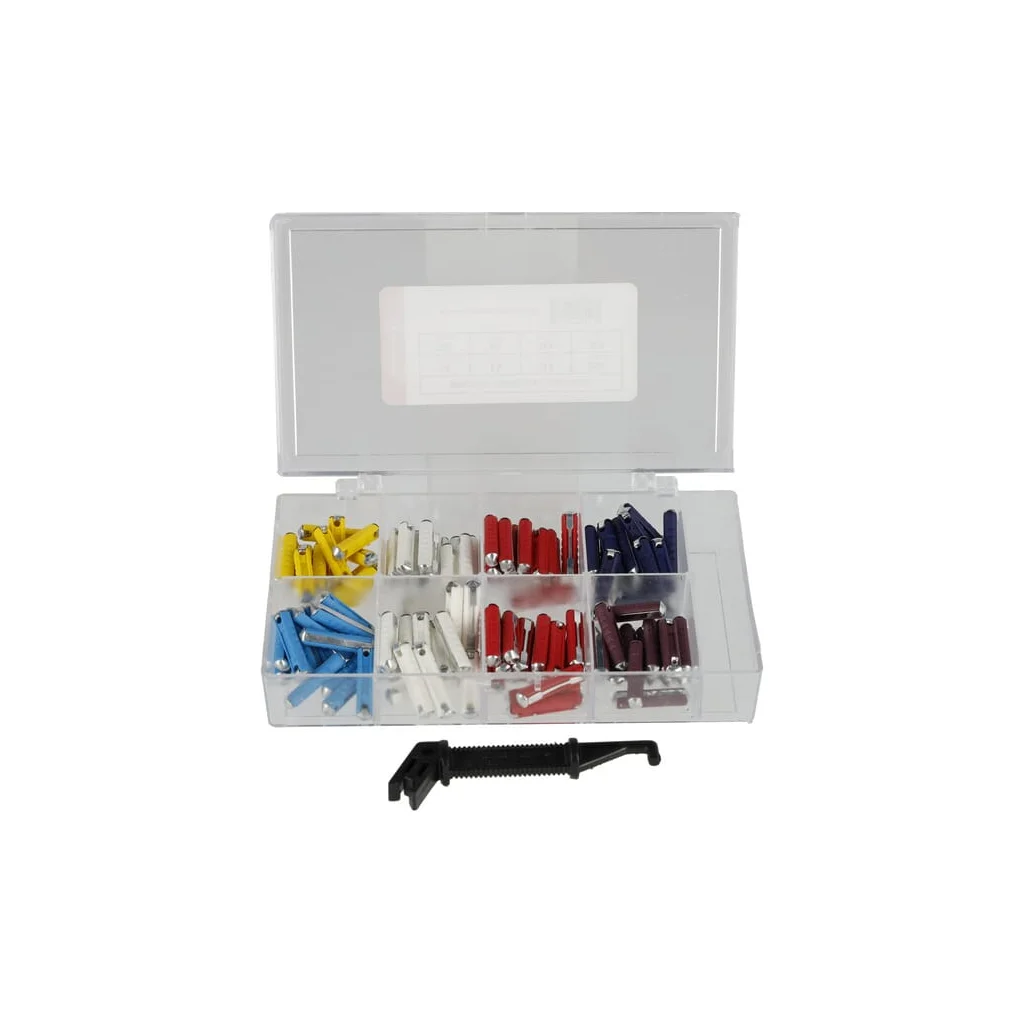 [AMAT2-301954] Cutie sortiment de siguranțe torpilă din plastic (120 buc) FS100ASSB