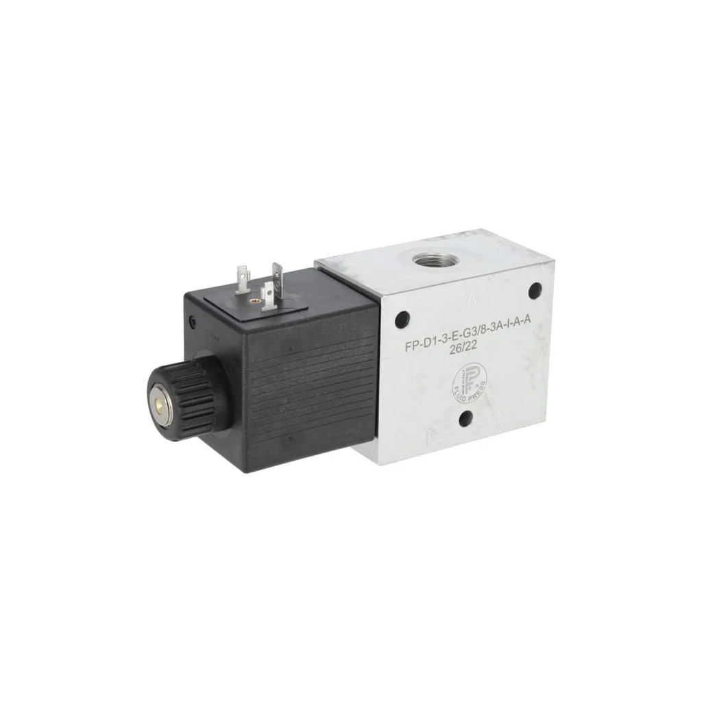 [AMAT2-303007] Valvă 3/2 12VDC FP-D1-3-E-G3/8-3A-I-A-A FPD13EG383AIAA