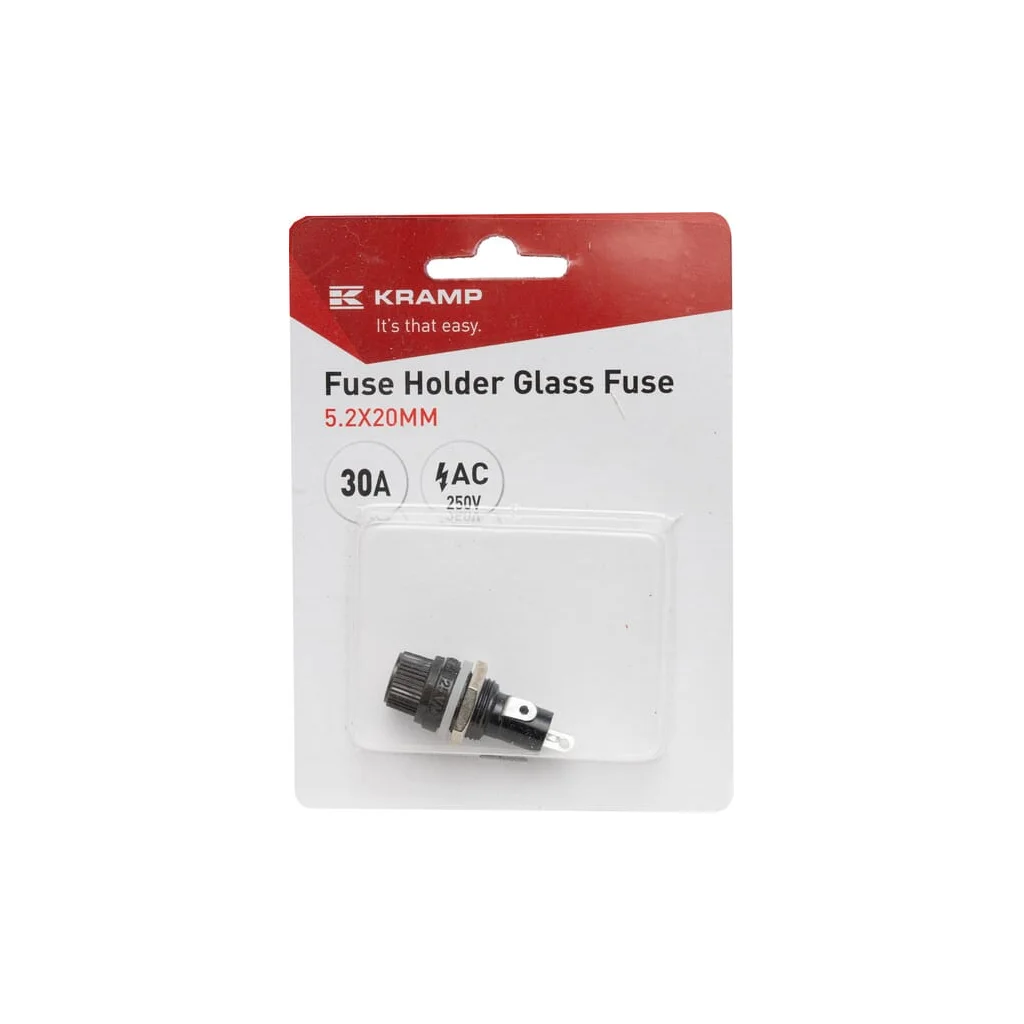 [AMAT2-300266] Portfuzibil siguranță fuzibilă din sticlă 30A 250V AC 5.2x20mm FH5220B30A
