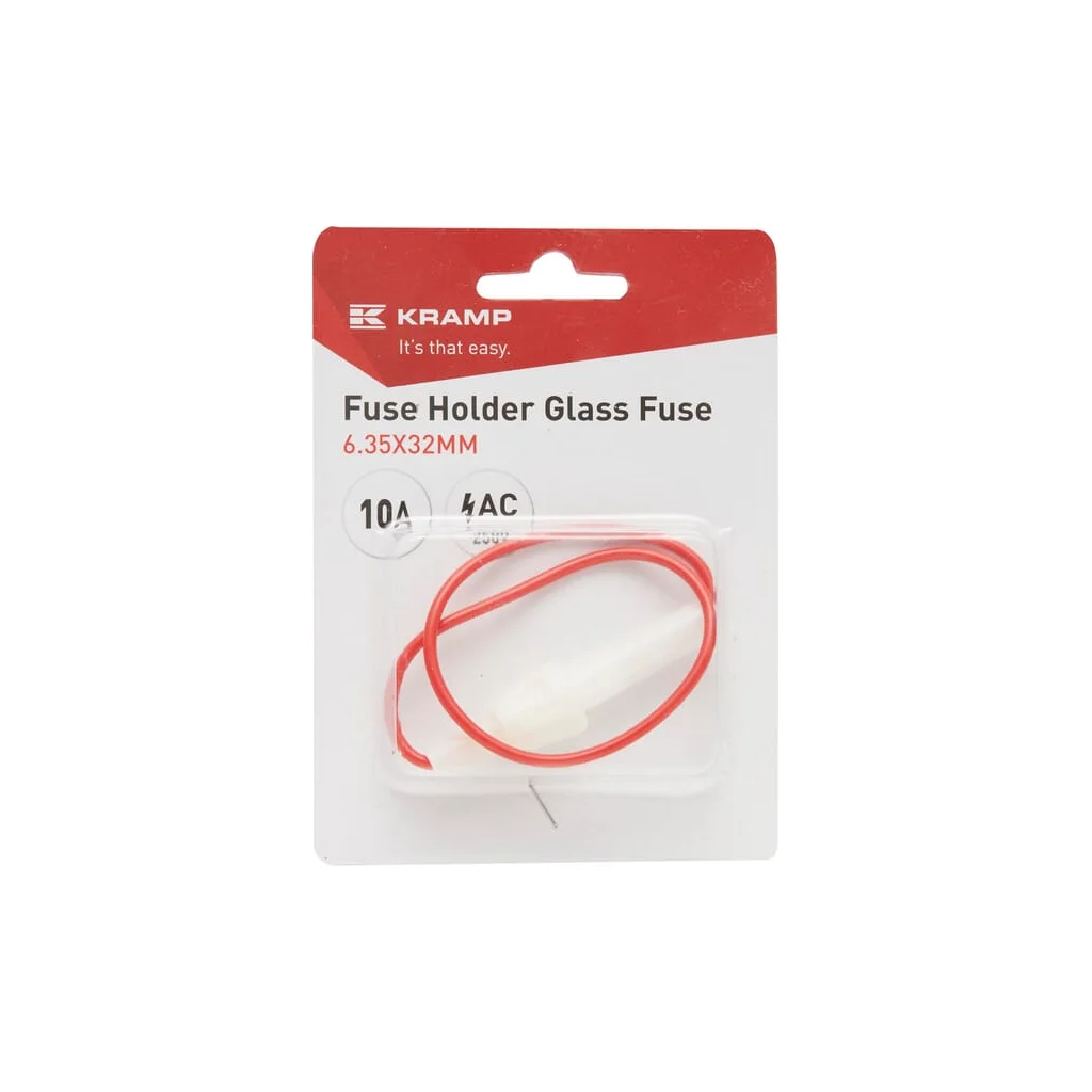 [AMAT2-300429] Port siguranță fuzibilă din sticlă 10A 250V AC 6.35x30mm alb plastic ignifug FH6332FP