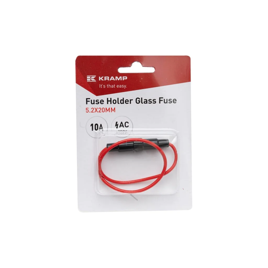 [AMAT2-301054] Portfuzibil siguranță sticlă 10A 250V AC 6.35x31.8mm termoplastic negru FH6332TP