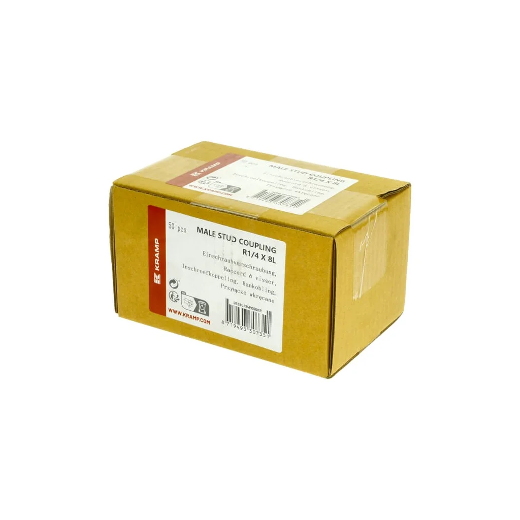 [AMAT2-308797] Cuplă cu filet exterior R1/4 50buc GES8LR14P050KR