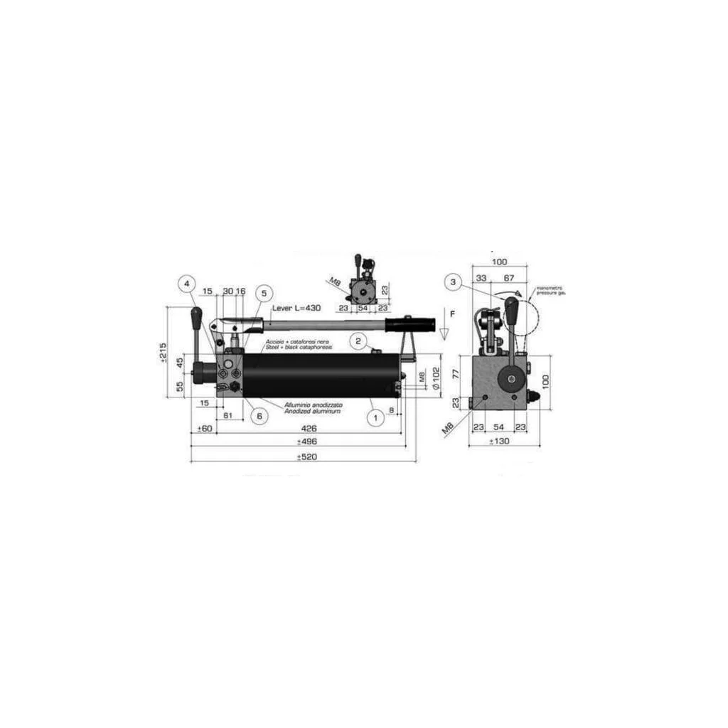 [AMAT2-309144] Pompă manuală GL146-ALL-SP GL146ALLSP