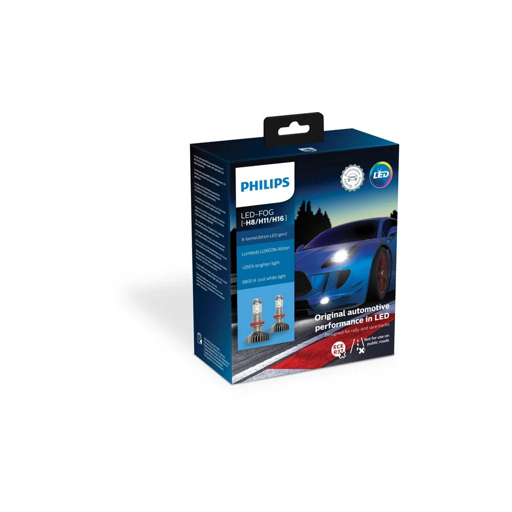 [AMAT2-309922] Bec LED H8 13.2V PGJ19-1 alb utilizare off road Philips GL11366XUWX2