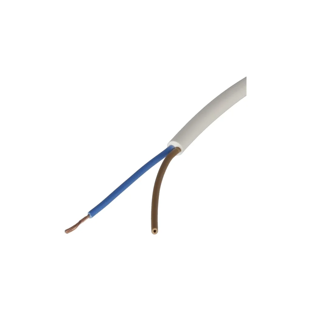 [AMAT2-311943] Cablu 2x0.75mm², alb, PVC, pe m, Helukabel H05VVF2X075WH