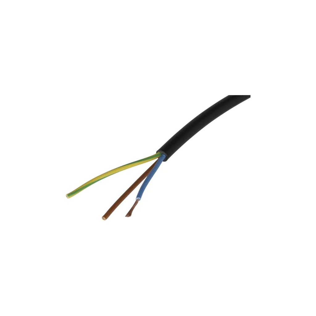 [AMAT2-312093] Cablu 3x0.75mm², negru, PVC, pe m, Helukabel H05VVF3X075BK