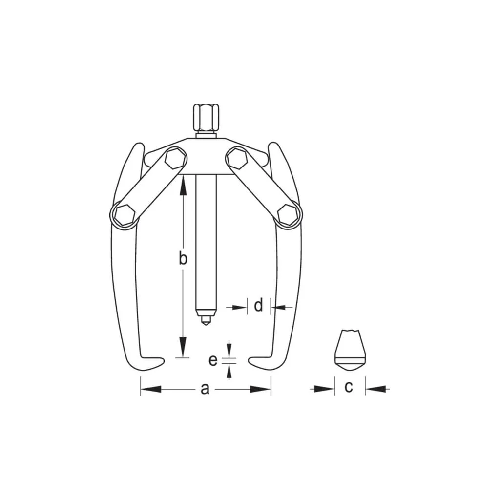 [AMAT2-315321] Extractor 2 braţe 80mm HG1120