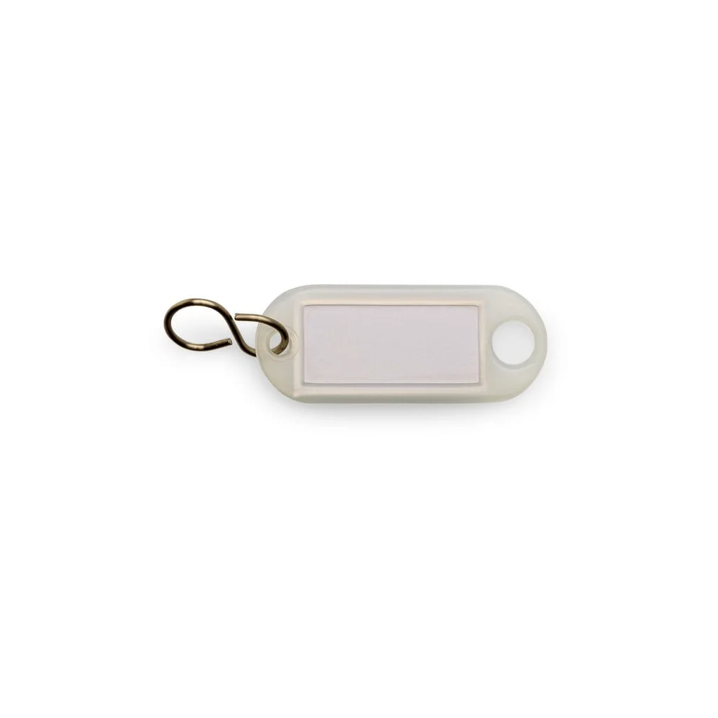 [AMAT2-316043] Breloc de chei alb-transparent cu etichetă HG1000TR