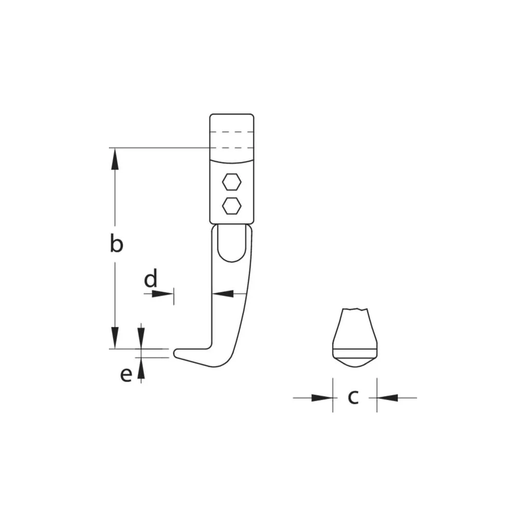 [AMAT2-316849] Cârlig braț extractor, 100mm HG 106/107 HGE106A100N