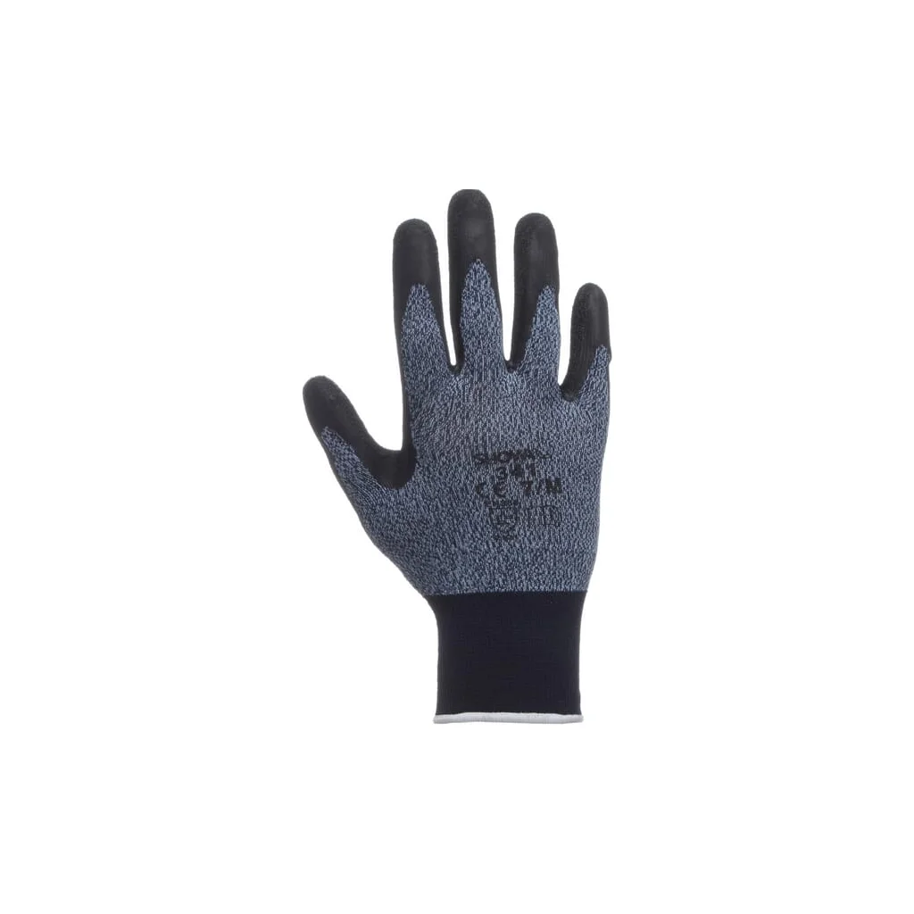 [AMAT2-317159] Mănuși de lucru albastru-gri Nailon/poliester 27cm lungime mărimea 9/L OptiGrip de Showa HS3419