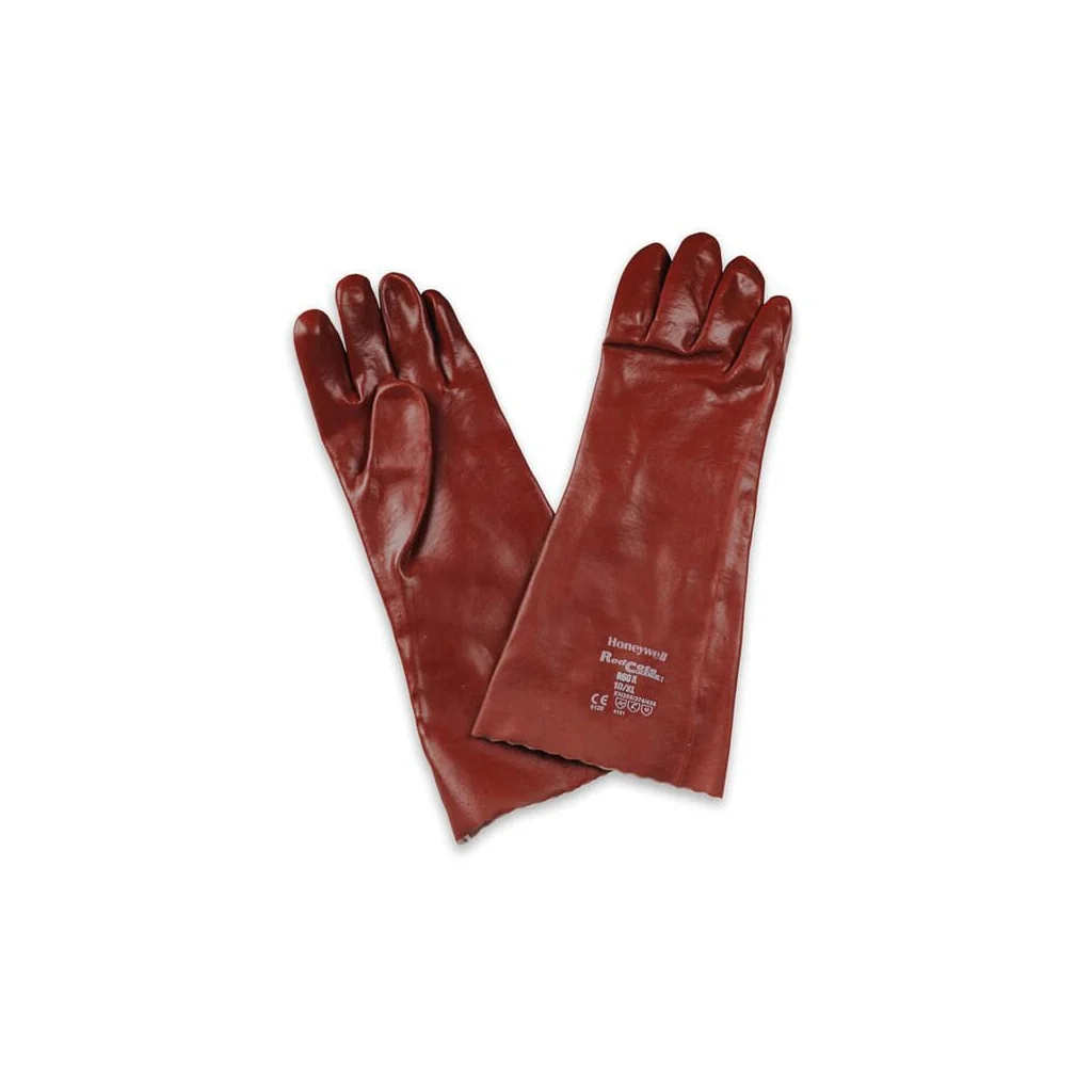 [AMAT2-317831] Mănuși de lucru bumbac roșu 35cm lungime mărimea 10/XL Redcote Plus de Honeywell HSR50XXL