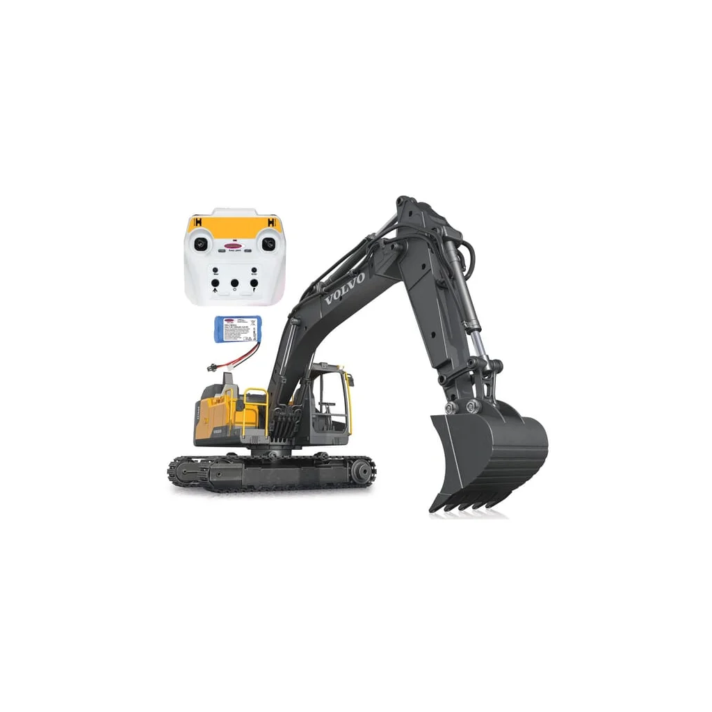[AMAT2-320156] Excavator Volvo EC160E din metal 1:16 cu braț și ciocan demolator JA406300