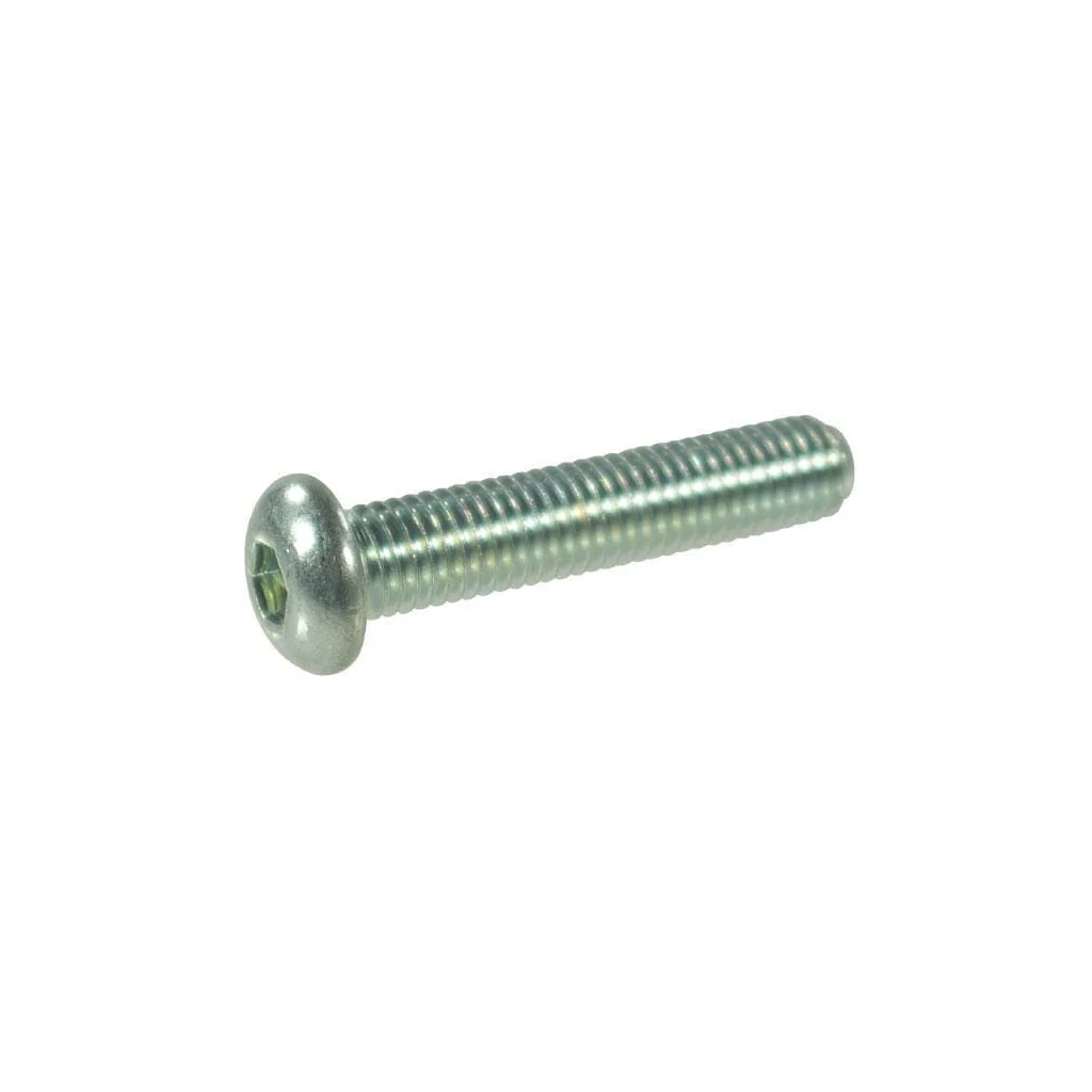 [AMAT2-320781] Șurub cap bombat orificiu hexagonal ISO7380 M3x0,5x6mm oțel placat cu zinc grupa 10.9 Kramp ISO738036109