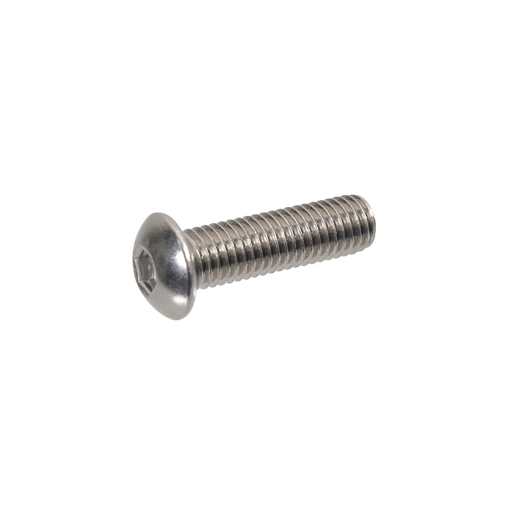 [AMAT2-320826] Șurub cap bombat orificiu hexagonal ISO7380 M5x0,8x12mm oțel inoxidabil A2 Kramp ISO7380512RVSP025