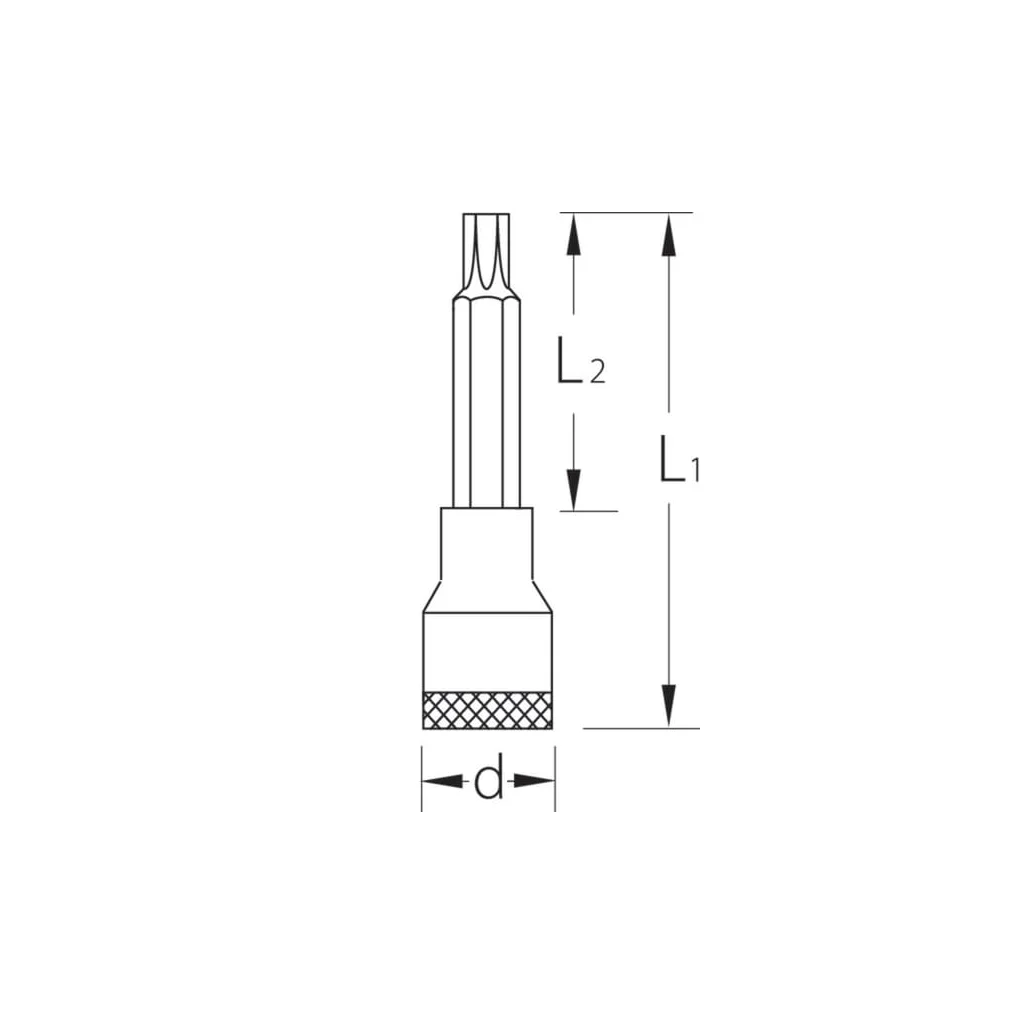 [AMAT2-320922] Bit șurubelniță cu locaș 3/8", lung TORX T20 ITX30LT20GED