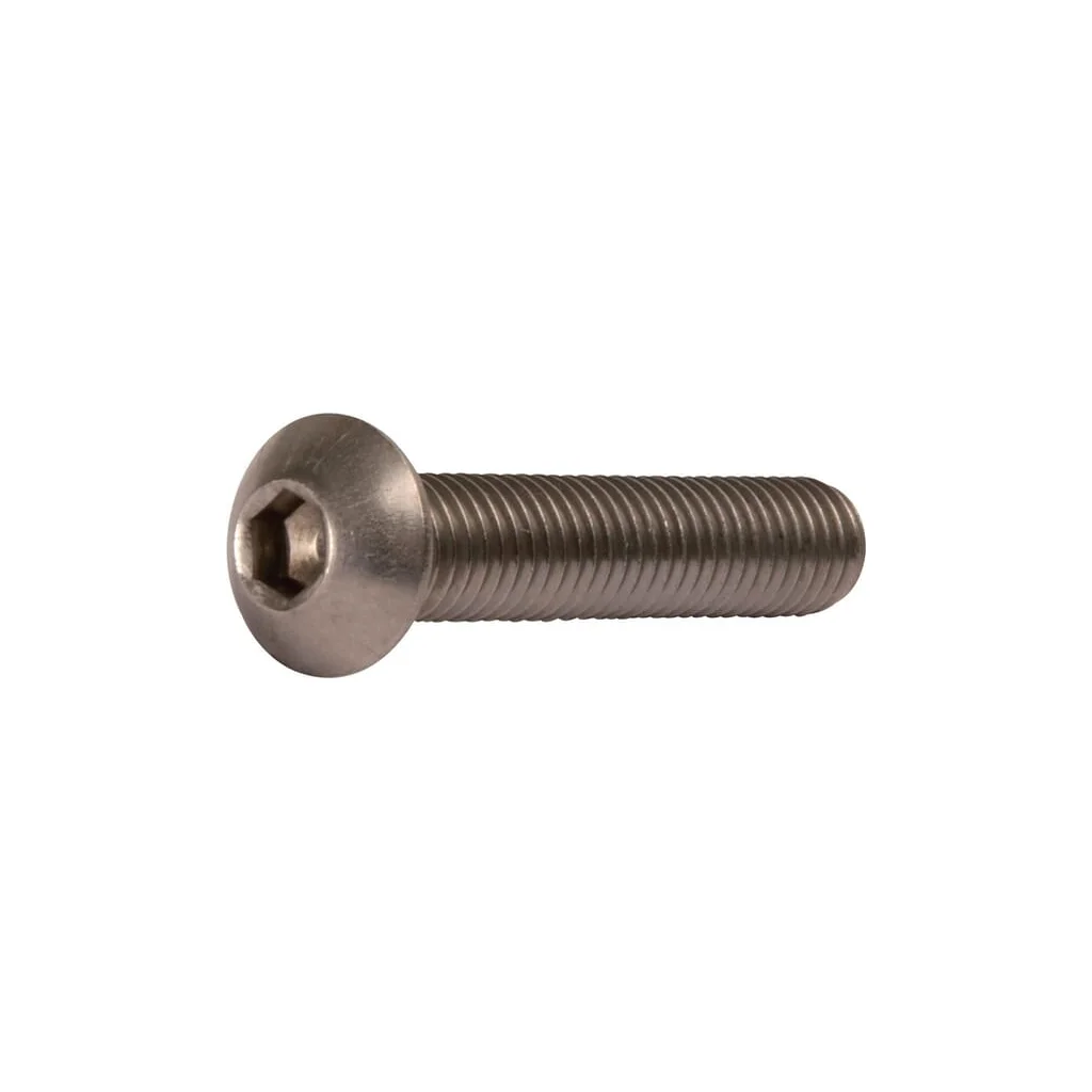 [AMAT2-320964] Șurub cap bombat orificiu hexagonal ISO7380 M6x1x50mm oțel inoxidabil A2 Kramp ISO7380650RVS