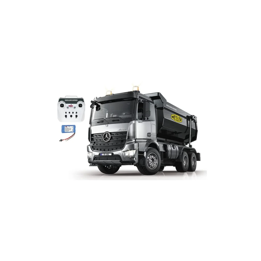 [AMAT2-321068] Basculantă Mercedes Benz Arocs 1:20 din metal Meiller 2,4GHz JA406301