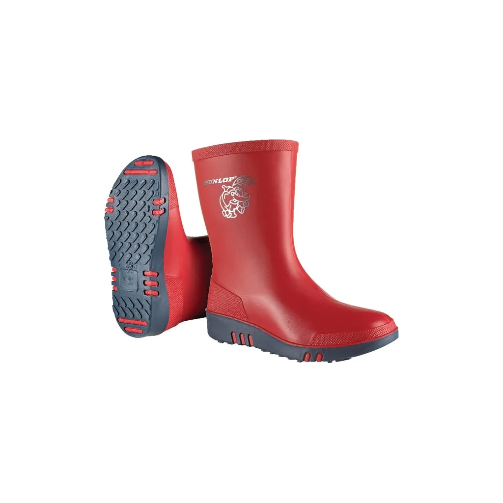 [AMAT2-322058] Cizme roșii / albastre Mărimea pentru copii 10 Mini Dunlop K13151028