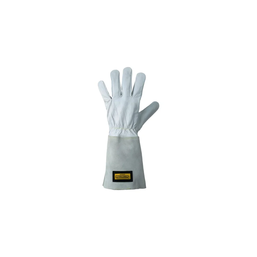 [AMAT2-325258] Mănuși de lucru din piele, gri, mărimea 8/M Protect de la Kramp KG0800308