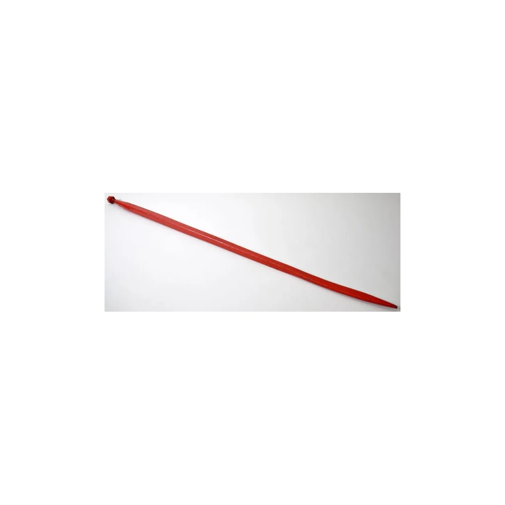 [AMAT2-327969] Dinte de încărcător, frontal, secțiune pătrată 36x1250mm, vârf aplatizat cu piuliță M20x1,5mm, roșu, Kverneland KK221157