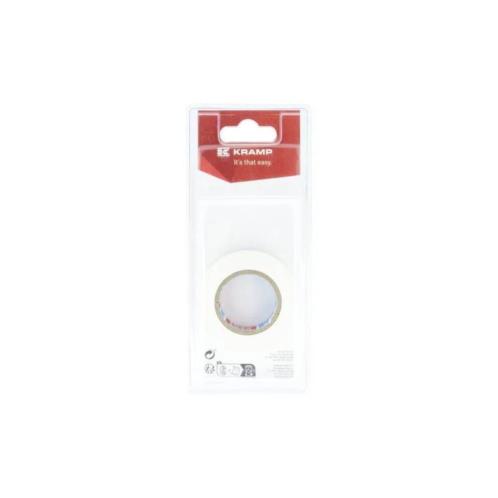 [AMAT2-329118] Bandă izolatoare albă 15mm x 10m (1) KREM204017P01B