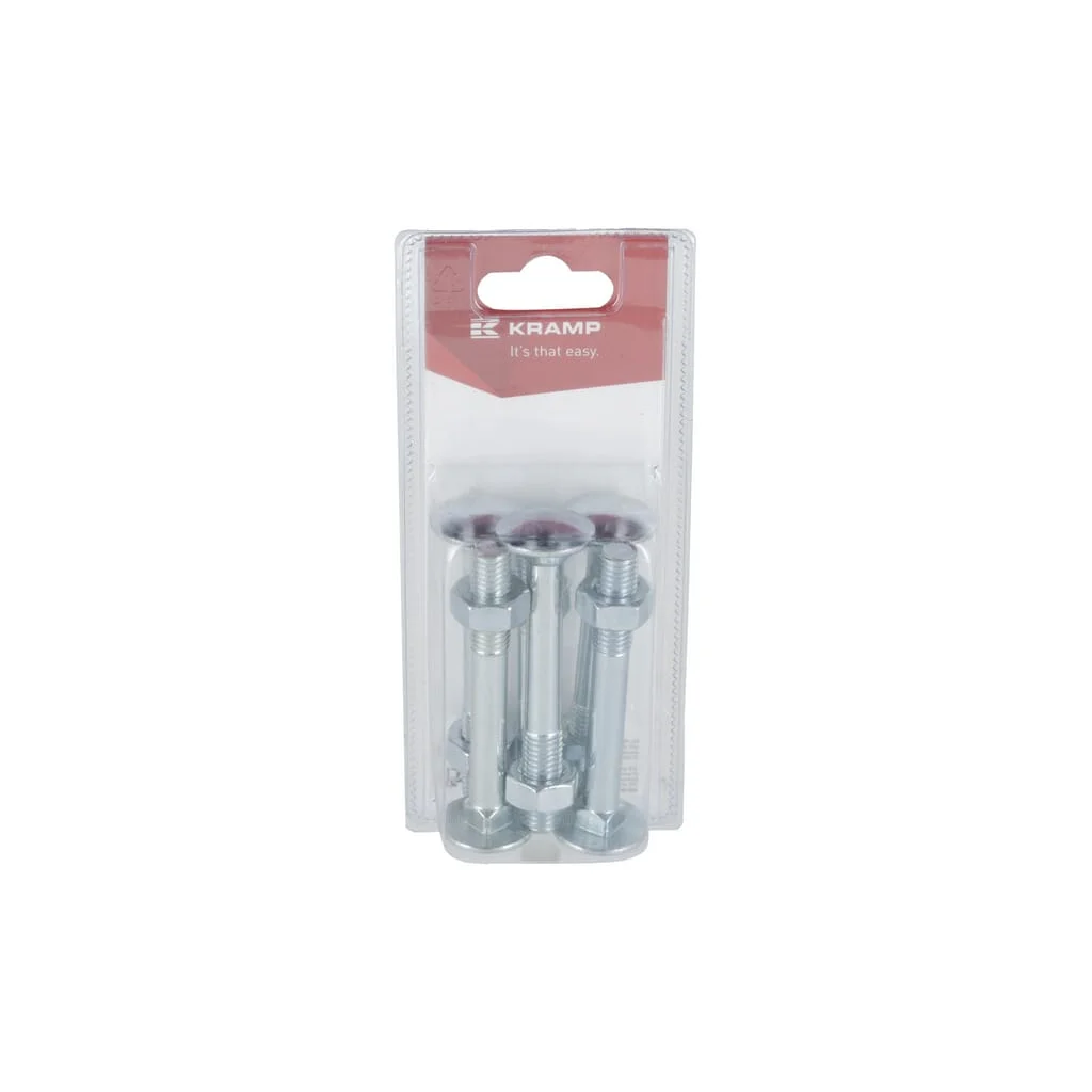 [AMAT2-329338] Șurub cu cap bombat și piuliță M10 x 80mm, 4.6 (6) KR6031080P06B