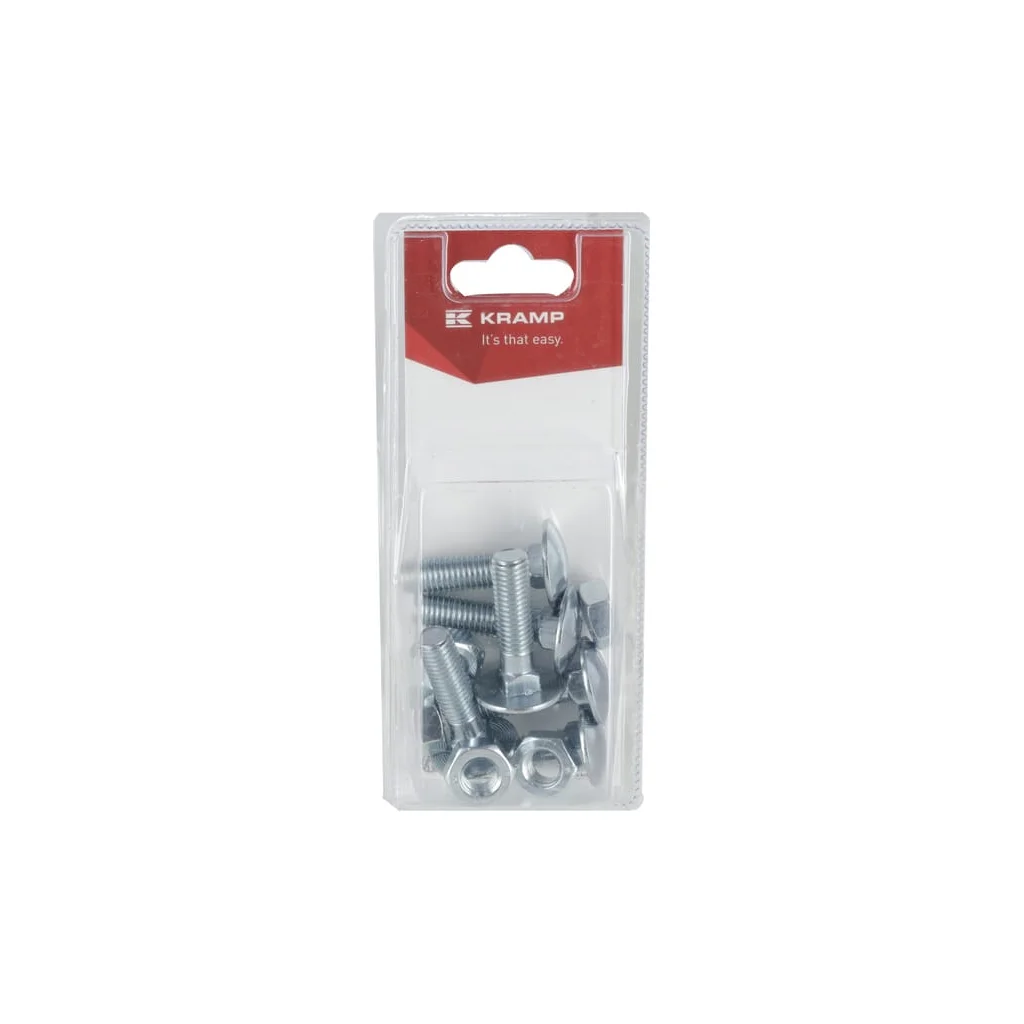 [AMAT2-329589] Șurub cu cap bombat și piuliță M10 x 40mm, 4.6 (6) KR6031040P06B
