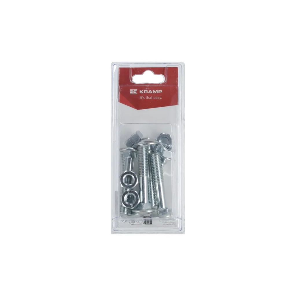 [AMAT2-329963] Șurub cu cap bombat și piuliță M10 x 60mm, 4.6 (6) KR6031060P06B