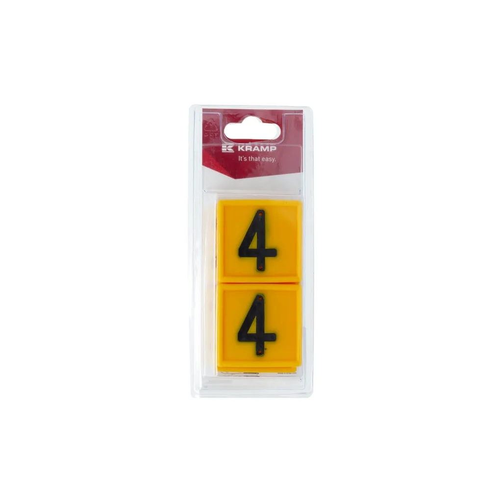 [AMAT2-330197] Plăcuță cu numere Nr:4 (6) KRVV10104P06B