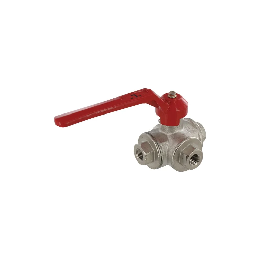 [AMAT2-330243] Robinet cu bilă L 1/4" IT/IT cu 3 căi KS314L