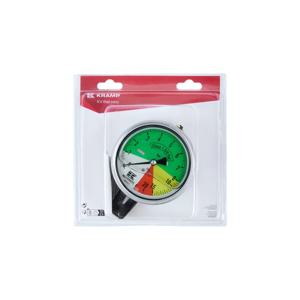 [AMAT2-330301] Manometru Ø 100mm x 0-8-20 bari (1) KRMA1000825P01B