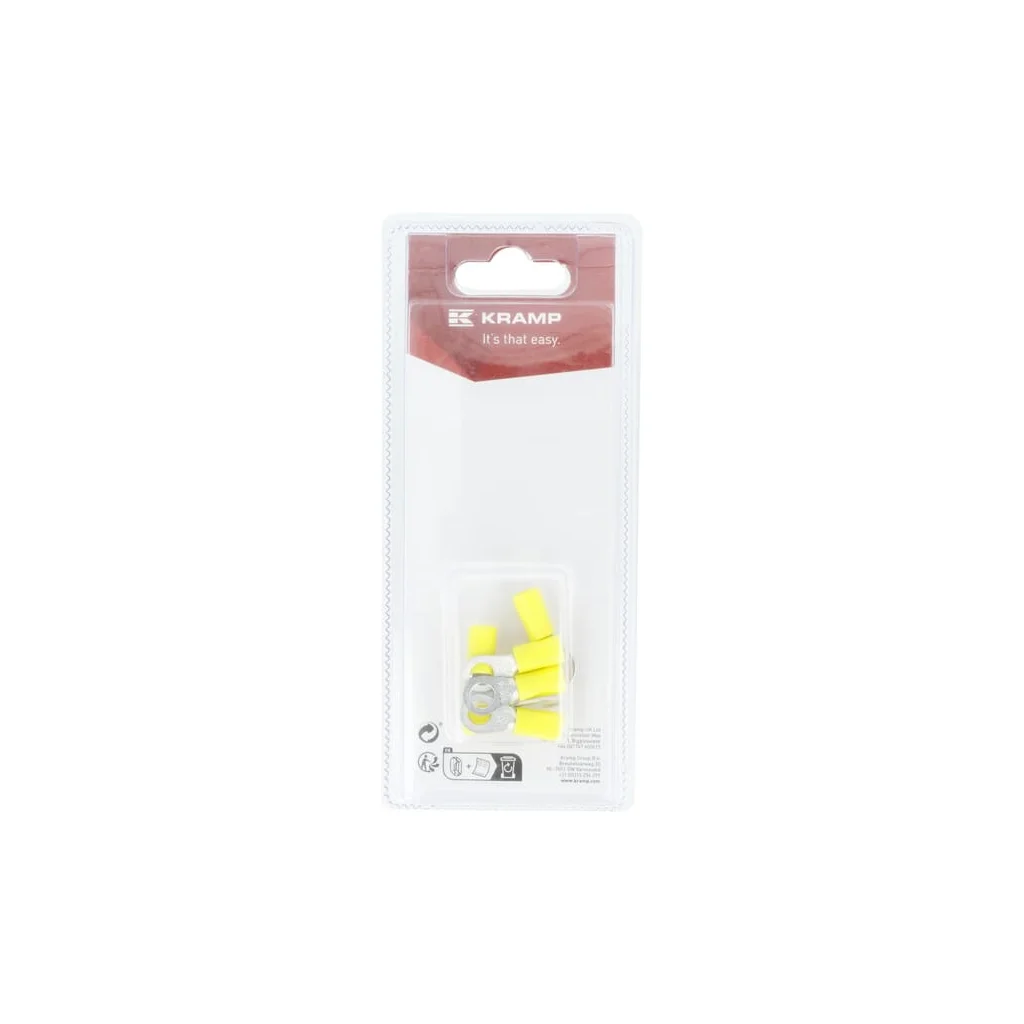 [AMAT2-330500] Terminal cablu cu inel, galben Ø6mm - 4,0-6,0mm² (6) KRLA9050P06B