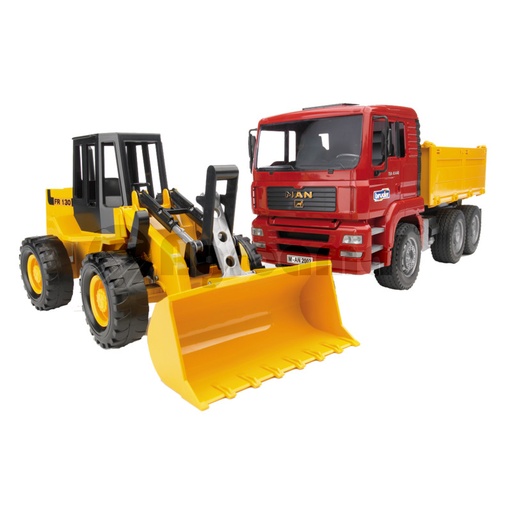 [AMAT3-90161] Camion cu cupa basculabila si incarcator pe roata FR130