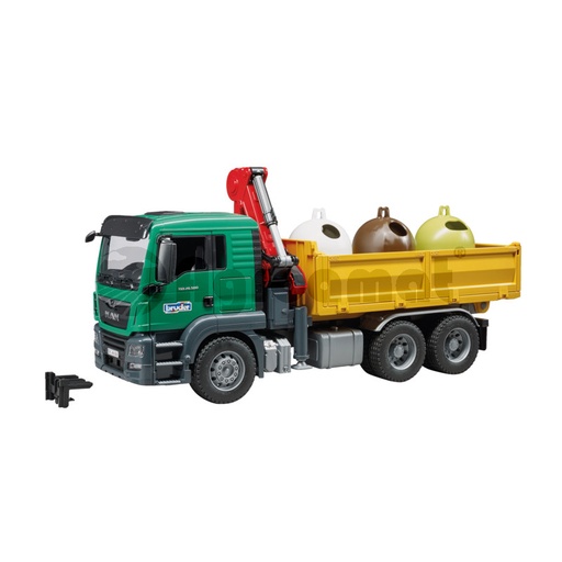 [AMAT3-90163] Camion Krank cu 3 containere deseuri sticla si sticle