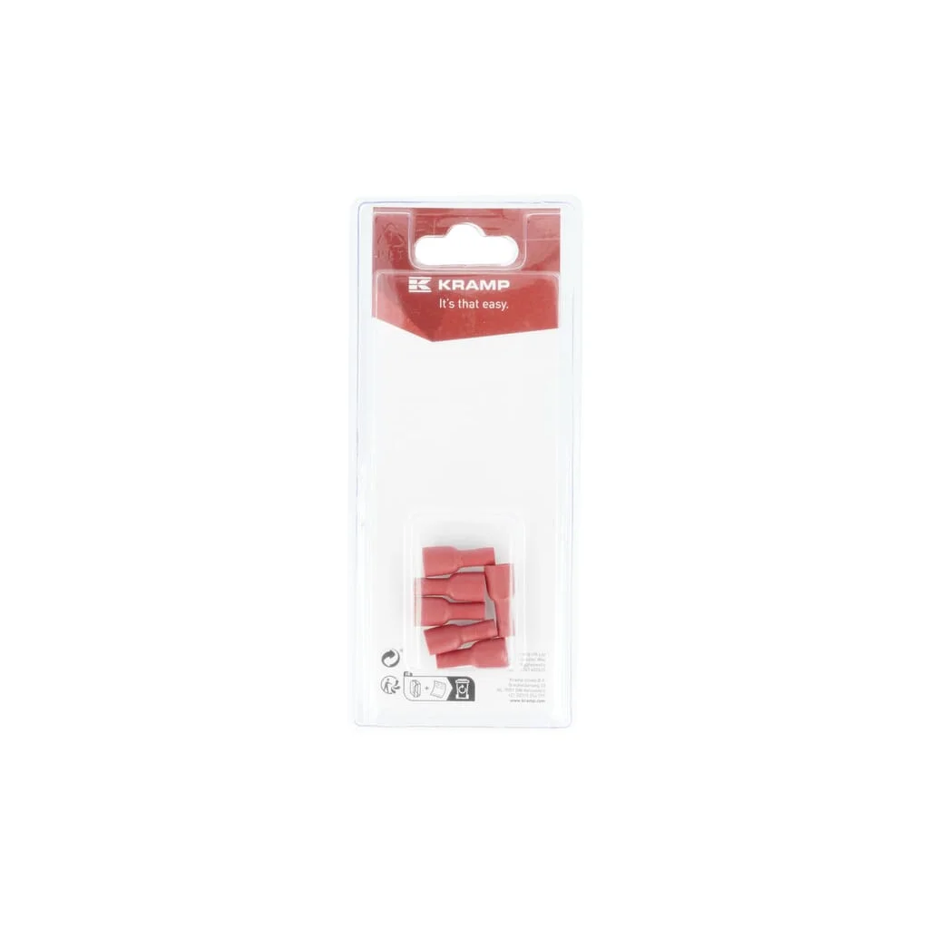 [AMAT2-330612] Terminal cablu mamă, roșu 6,3x0,8mm - 0,5-1,0mm² (6) KRLA9150P06B