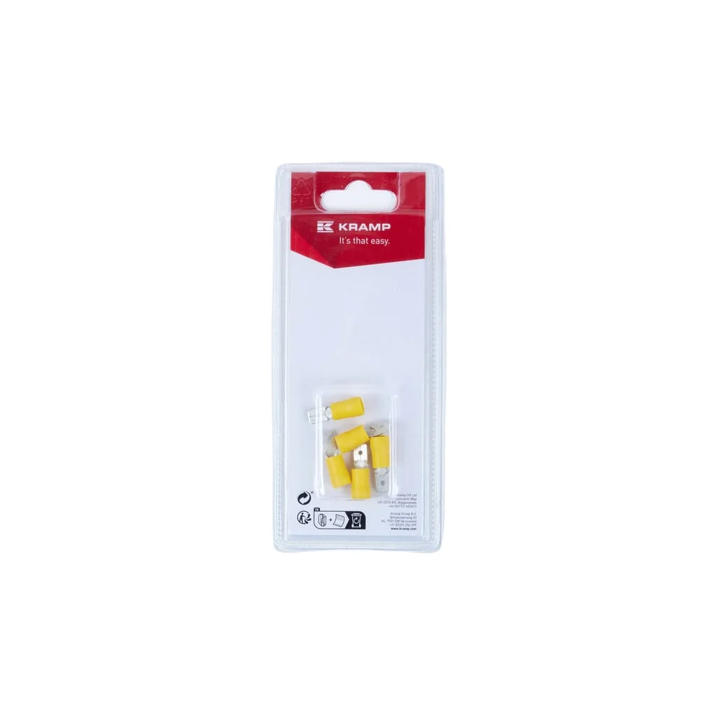 [AMAT2-330708] Terminal cablu tată, galben 6,3x0,8mm - 4,0-6,0mm² (5) KRLA9320P05B