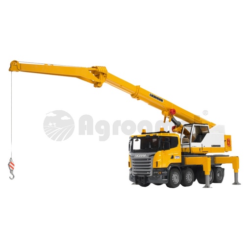 [AMAT3-90177] Liebherr camion cu macara cu modul sunet si lumina