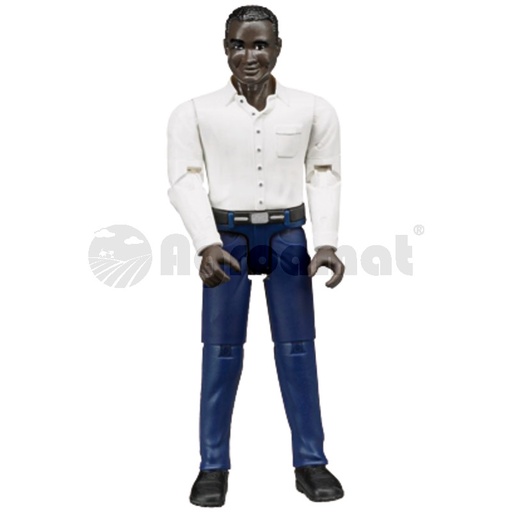 [AMAT3-90280] Barbat cu ten masliniu si pantaloni albastri inchis