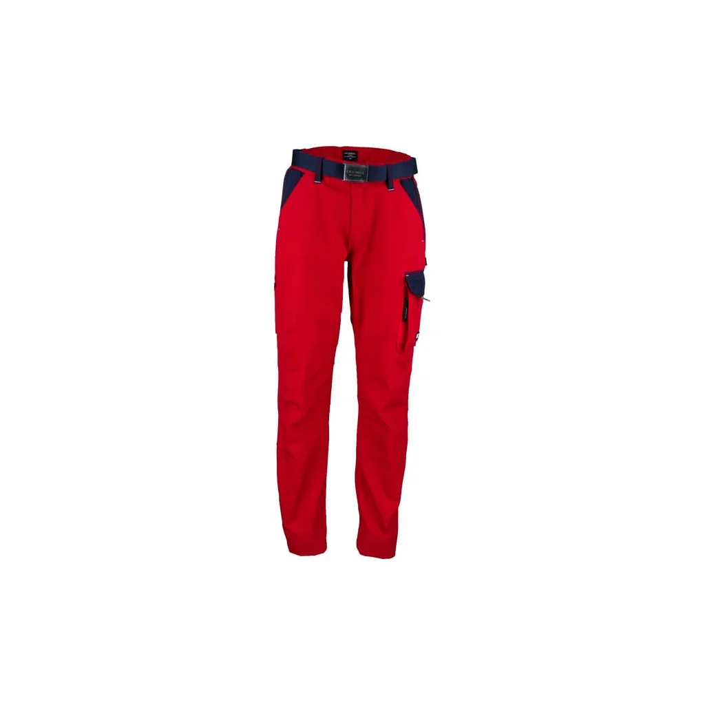 [AMAT2-332248] Pantaloni de lucru unisex L roșu/albastru Kramp Original KW102030080098