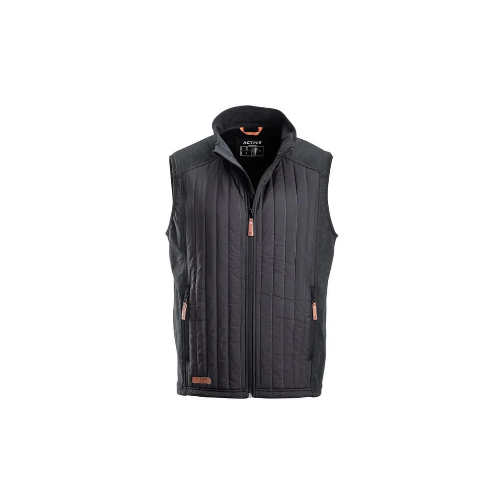 [AMAT2-333871] Vestă hibrid/polar, bărbați, cărbune, mărimea S KW5011401911048