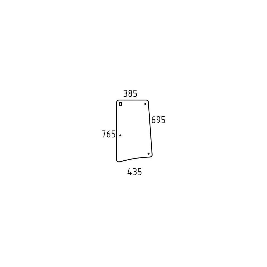 [AMAT2-334826] Geam lateral stânga L213352N