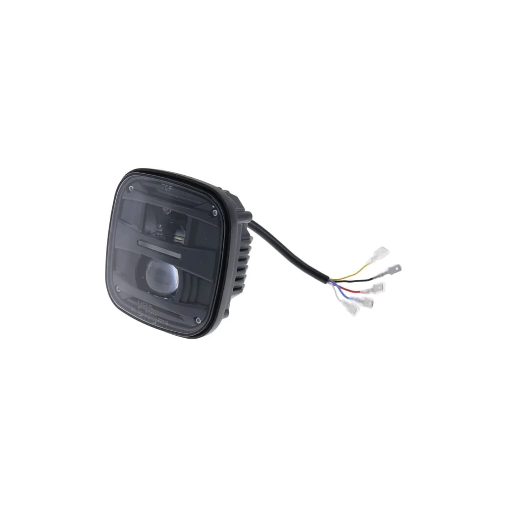 [AMAT2-335471] Far LED, 25/50W, pătrat, 10/30V, 126x126x82mm, fază lungă/fază scurtă, potrivit pentru John Deere LA80070