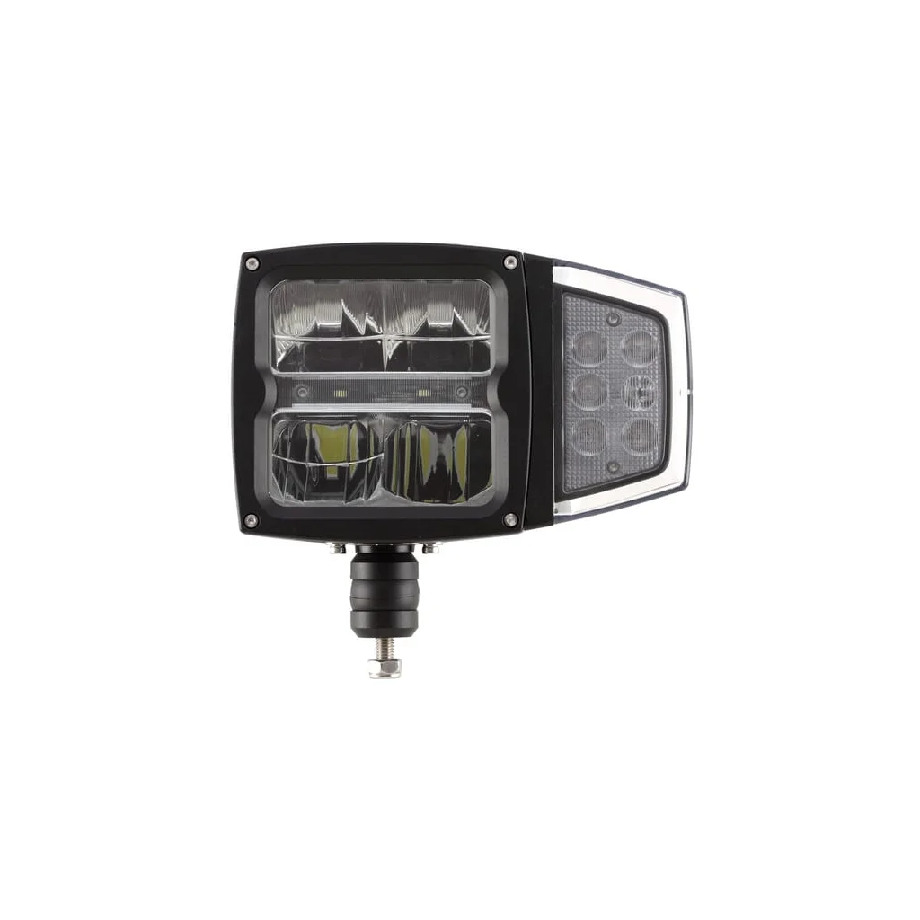 [AMAT2-335773] LED far, 38W, dreptunghiular, 12-24V, 229x150x80mm, încălzit, fază lungă/fază scurtă, anti-zăpadă, Kramp LA80043