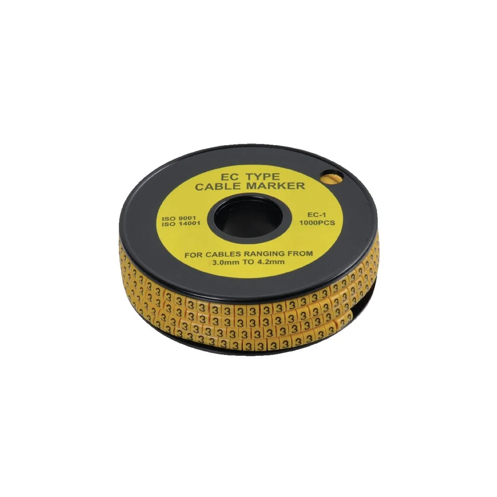 [AMAT2-335850] Rolă cu „3” pentru codificarea cablurilor, 1000 buc. LA75353