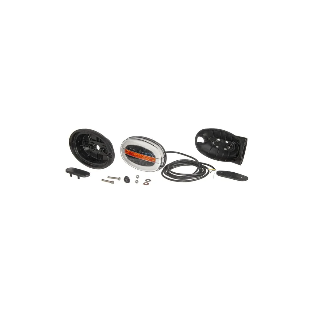 [AMAT2-336098] Lampă frontală multifuncțională LED, ovală, 12-24V, 136,4x91x40mm, Kramp LA80036