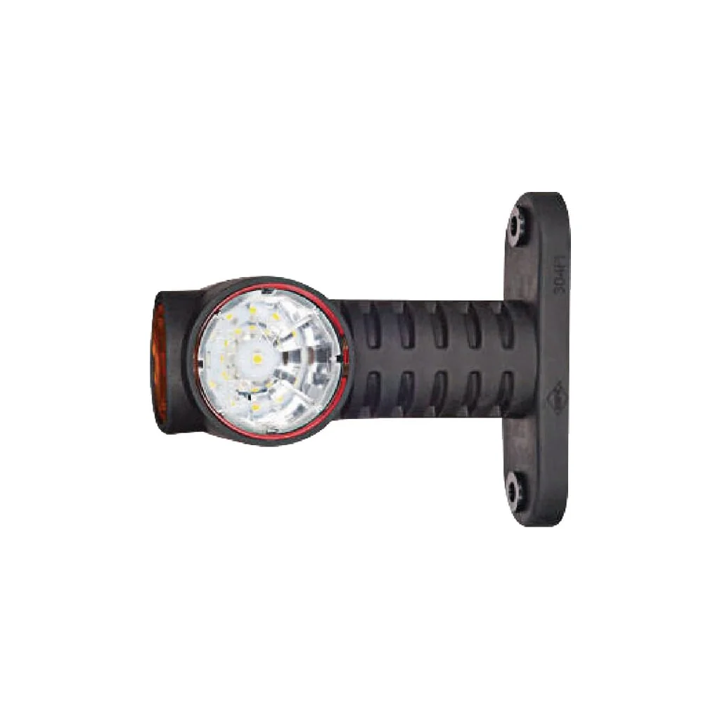 [AMAT2-336102] Lampă gabarit LED 0,7/1,4W 12-24V albă/portocalie/roșie 100x55x118mm 3 LED-uri Kramp LA30015