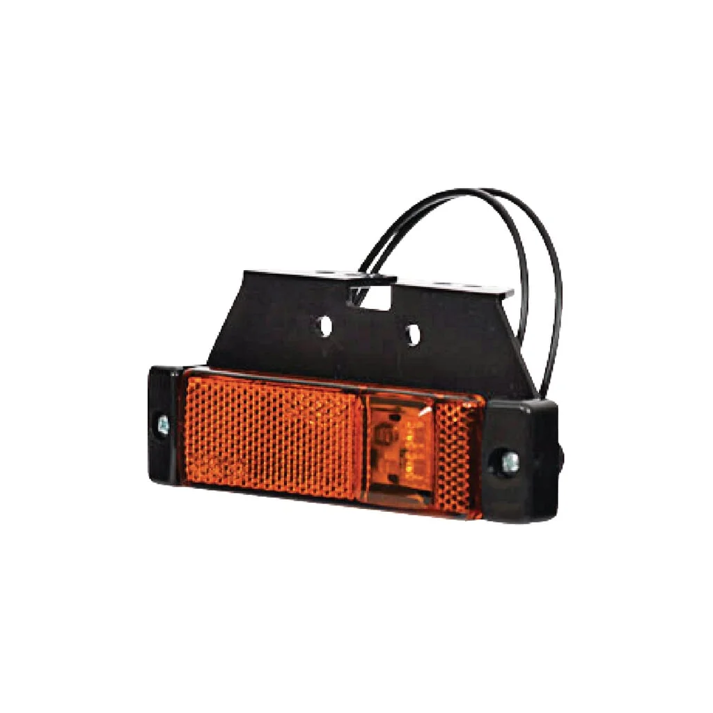 [AMAT2-336128] Lampă de poziție laterală dreptunghiulară cablu de conectare cu suport LED 12-24V Kramp LA30131