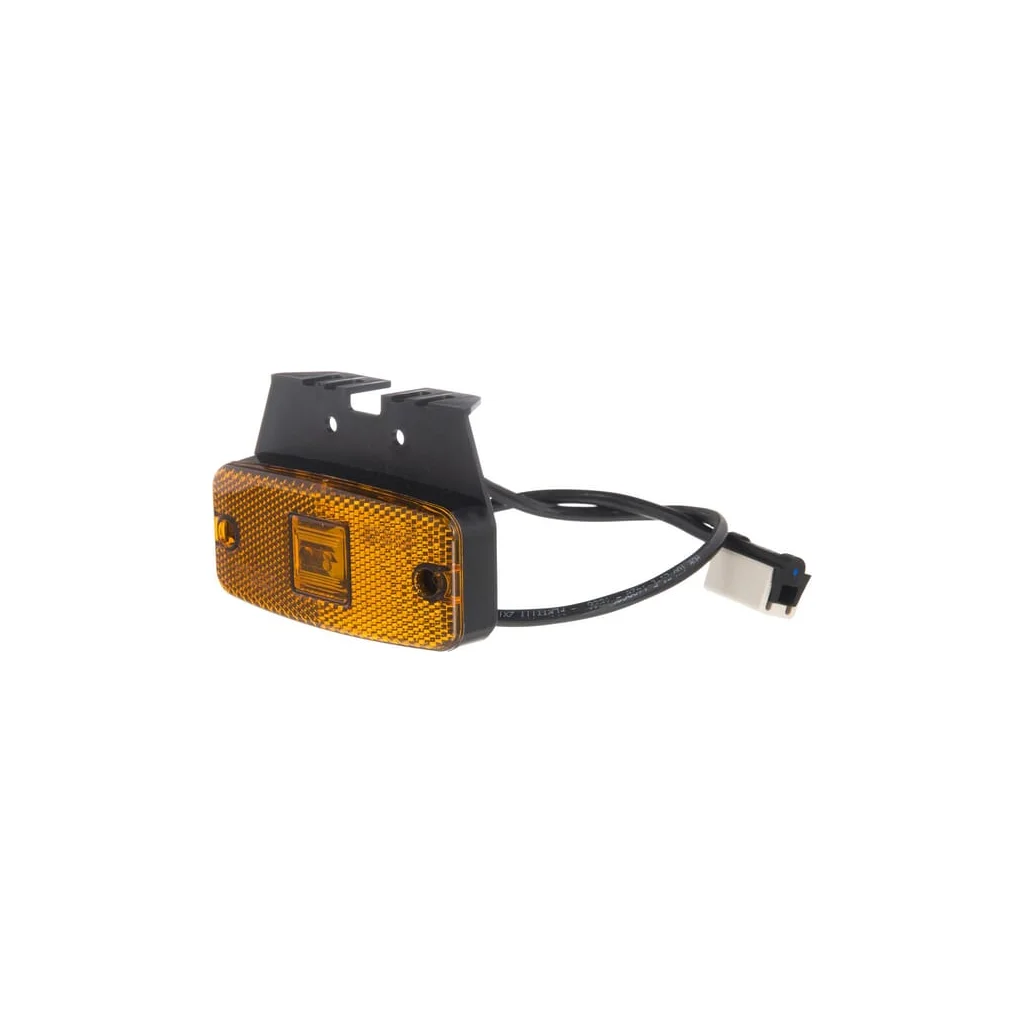 [AMAT2-336173] Lampă de poziție laterală dreptunghiulară mufă Jaeger cu suport LED 12-24V Kramp LA30129