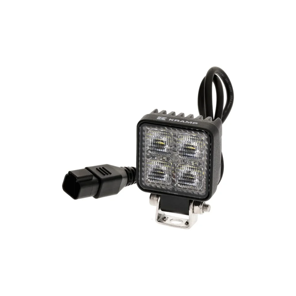 [AMAT2-336176] Lampă de lucru LED, 12W, 1200lm, pătrat, 12/24V, alb, 53.7x75.5x32.3mm mufă Deutsch, flux, 8 LED-uri LA10605